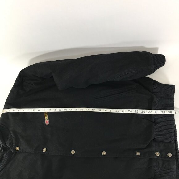 Tri-Mountain Les Schwab Canvas Hooded Jacket Men's 2XLT Field Chore Workwear - Picture 7 of 12